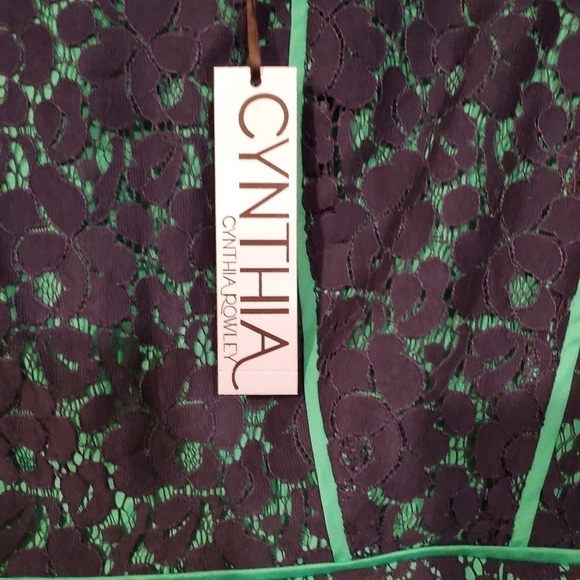 NWT! CYNTHIA ROWLEY SCOOP NECK DRESS - Picture 4 of 8